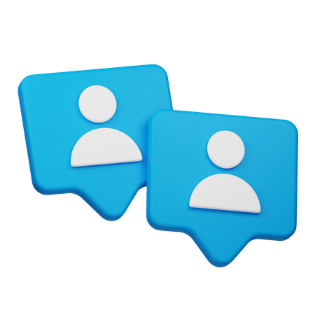 Conversa do usuário  3D Icon