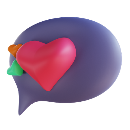 Conversa dos namorados  3D Icon