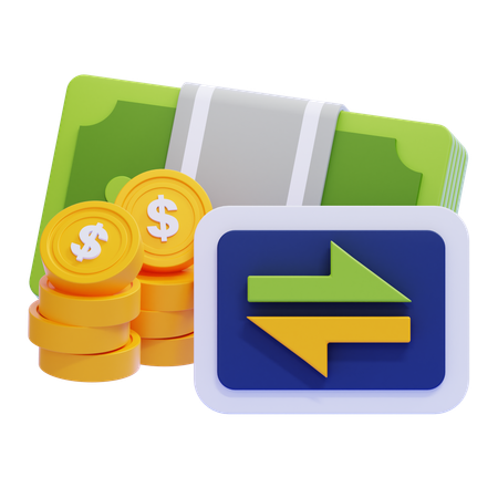 Conversa sobre dinheiro  3D Icon