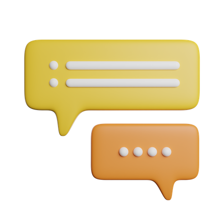 Conversação  3D Icon