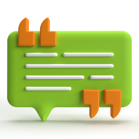 Conversación  3D Icon