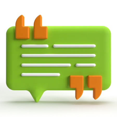 Conversación  3D Icon