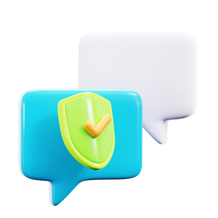 Conversación  3D Icon