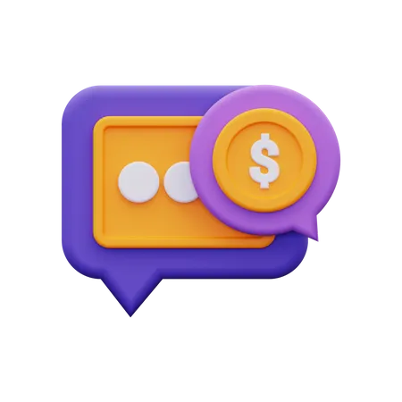 Conversación  3D Icon