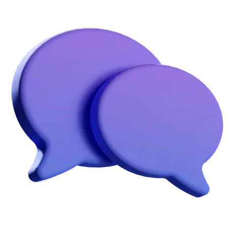 Conversación s  3D Icon