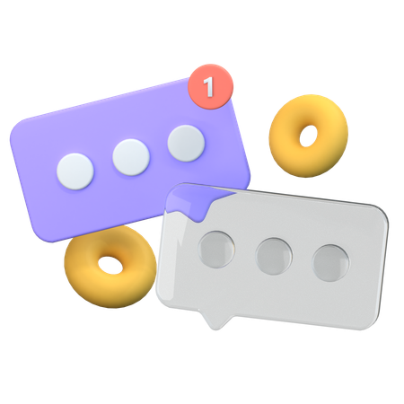 Conversando  3D Icon