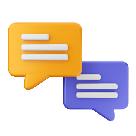Conversando  3D Icon