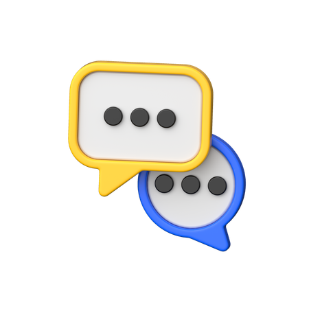 Conversando  3D Icon