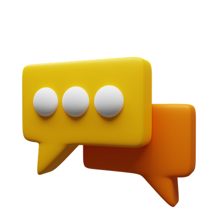 Conversando  3D Icon