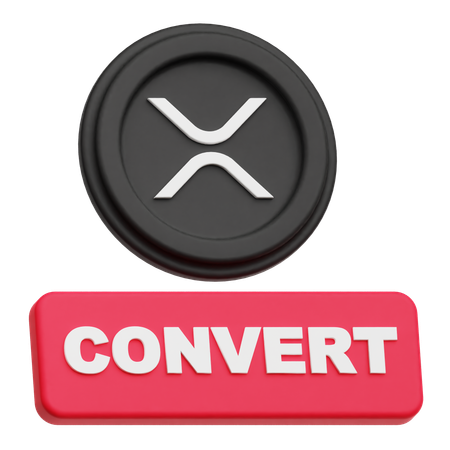 Conversão de moeda XRP  3D Icon