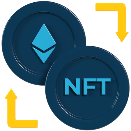 Conversão nft  3D Icon