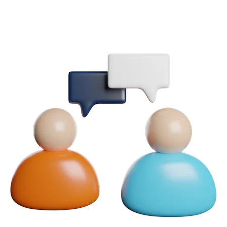 Conversation Team Communication 3D Icon