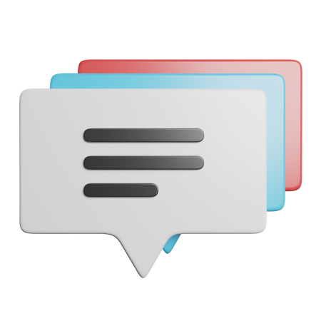 Conversation  3D Icon