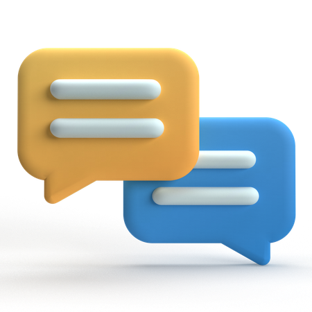Conversation  3D Icon