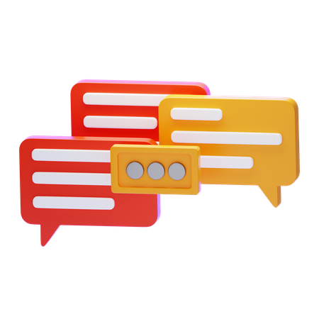 Conversation  3D Icon