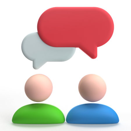 Conversation  3D Icon