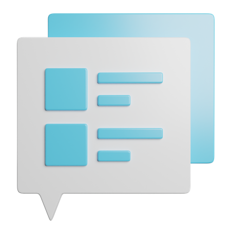 Conversation  3D Icon