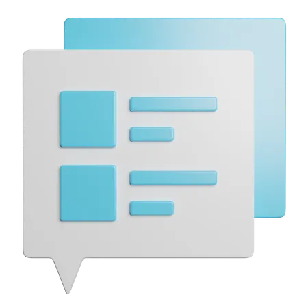 Conversation  3D Icon