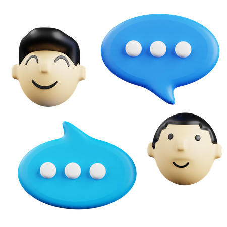 Conversation  3D Icon