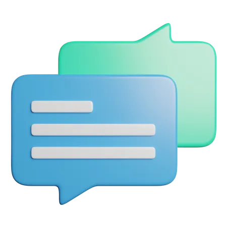 Conversation  3D Icon