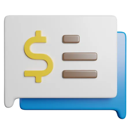 Conversation  3D Icon