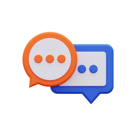 Conversation  3D Icon