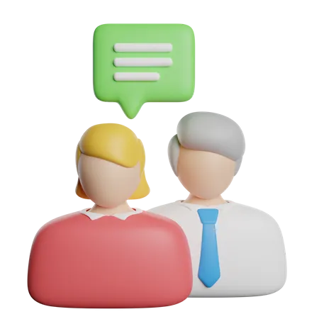 Conversation  3D Icon