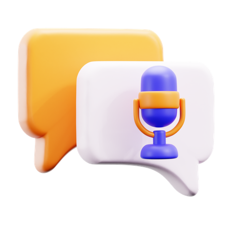 Conversation  3D Icon