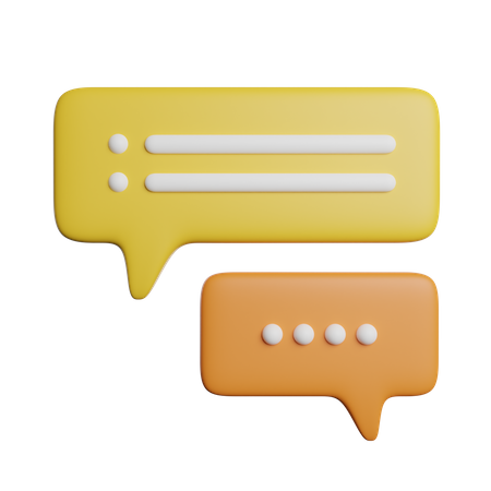 Conversation  3D Icon