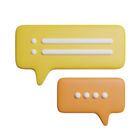 Conversation  3D Icon