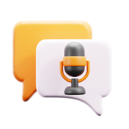 Conversation  3D Icon