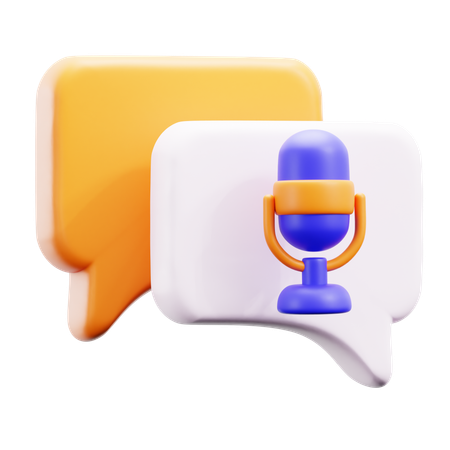 Conversation  3D Icon