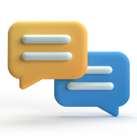 Conversation  3D Icon