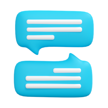 Conversation  3D Icon