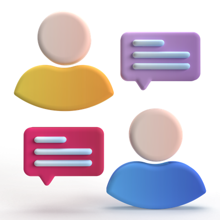 Conversation  3D Icon