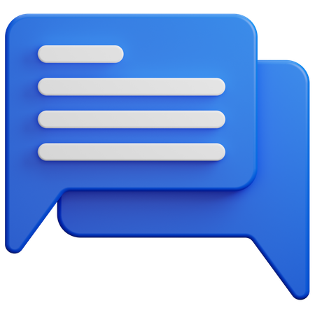 Conversation  3D Icon