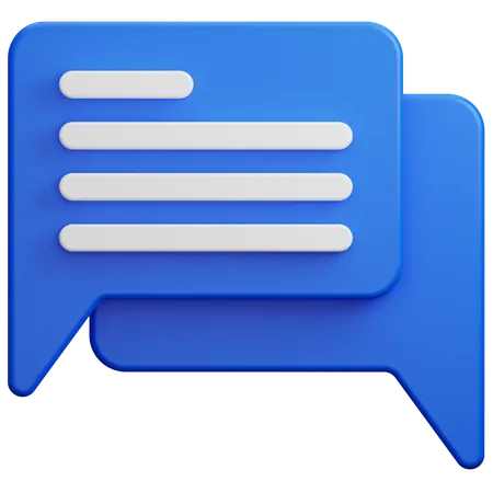 Conversation  3D Icon