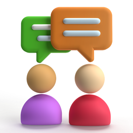 Conversation  3D Icon