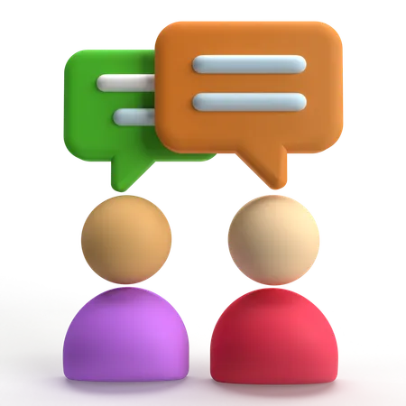 Conversation  3D Icon