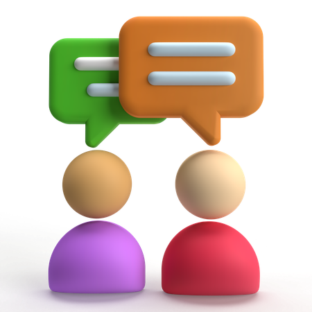 Conversation  3D Icon