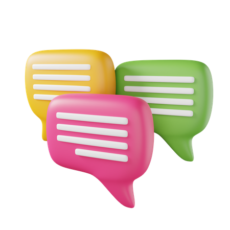 Conversation  3D Icon