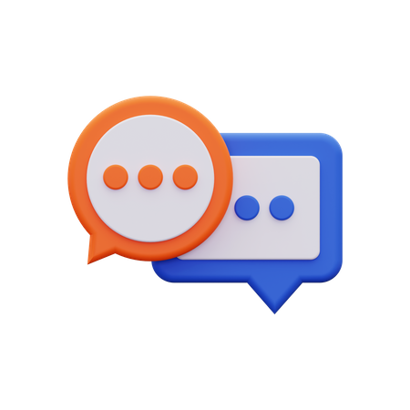 Conversation  3D Icon