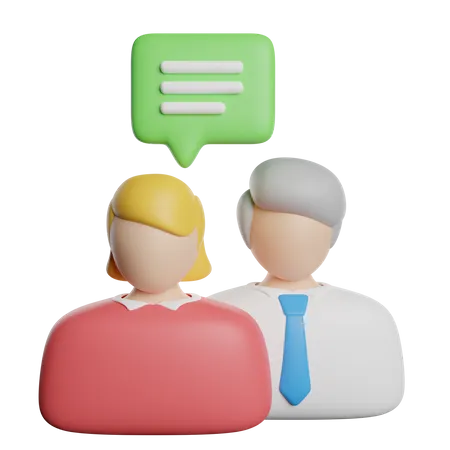 Conversation Communication 3D Icon