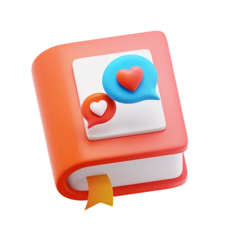 Conversation book  3D Icon