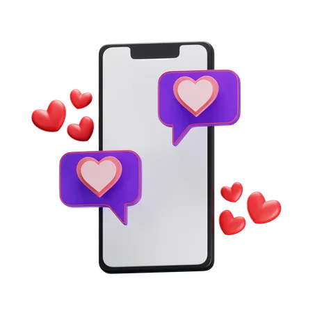 Conversation d'amour  3D Icon