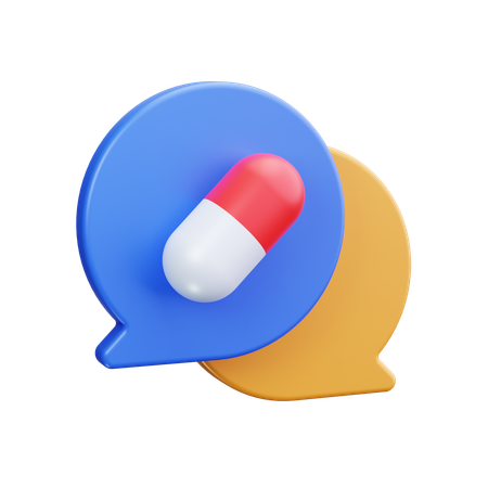 Conversation médicale  3D Icon