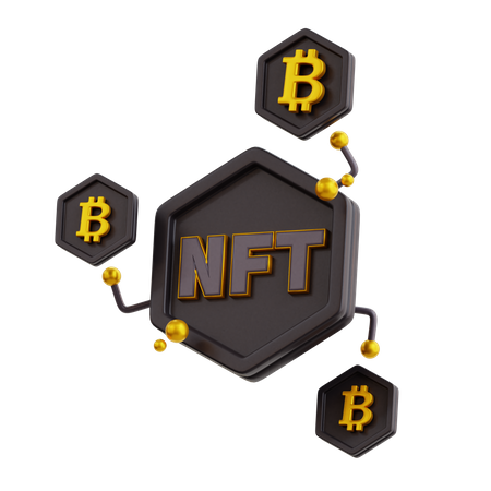 Conversión nft  3D Icon