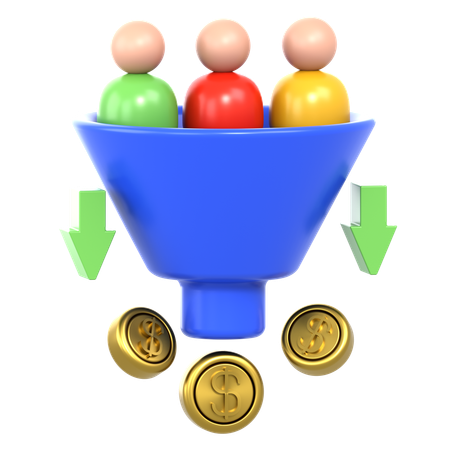 Conversion Rate  3D Icon