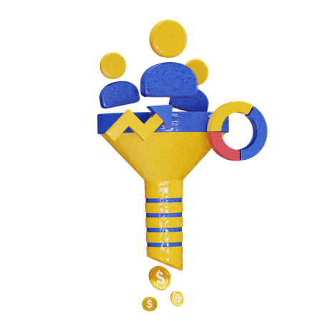 Conversion Rate  3D Icon