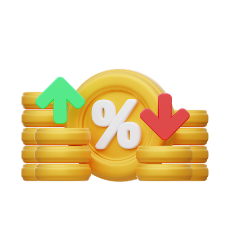 Conversion Rate  3D Icon